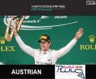 Nico Rosberg 2015 Avusturya Grand Prix zaferi kutluyor
